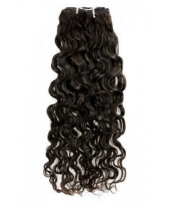 18" Deep Curly Indian Hair Machine Weft