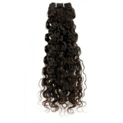 24" Deep Curly Indian Hair Machine Weft