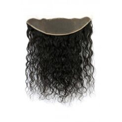 Natural Curly Indian Human Hair Lace Frontal (13"x4")