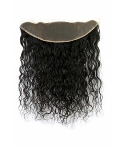Natural Curly Indian Human Hair Lace Frontal (13"x4")