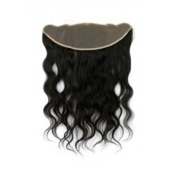 Natural Wavy Indian Human Hair Lace Frontal (13"x4")