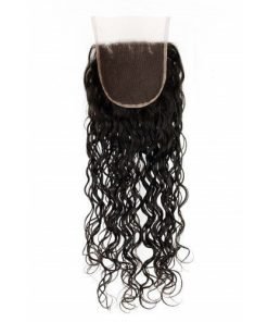 14"-18" Natural Curly Indian Hair Lace Closure (5"x5")
