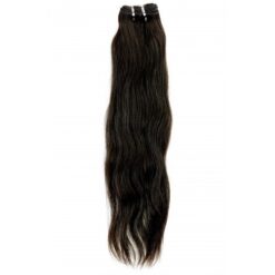 16" Natural Straight Indian Hair Machine Weft