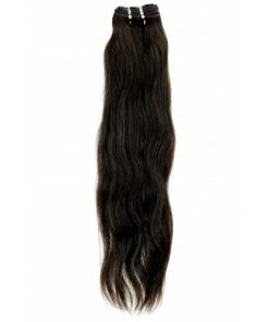 16" Natural Straight Indian Hair Machine Weft