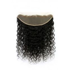Deep Curly Indian Human Hair Lace Frontal (13"x4")