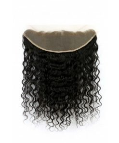 Deep Curly Indian Human Hair Lace Frontal (13"x4")