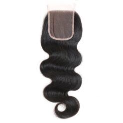 12" Natural Wavy Indian Hair Closure (4" x 3.5")