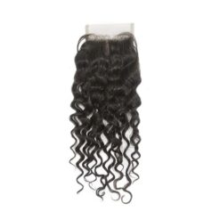 12" Natural Curly Indian Hair Closure (4" x 3.5")