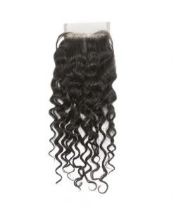 12" Natural Curly Indian Hair Closure (4" x 3.5")
