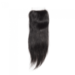 12" Natural Straight Indian Hair Closure (4" x 3.5")