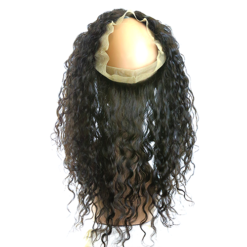 360 Lace Frontal Band Deep Curly 14"-18"