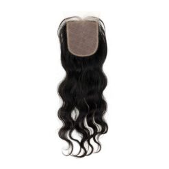 14" Natural Wavy Silk Top Indian Hair Closure (4"x3.5")